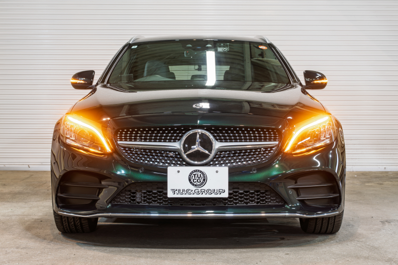 メルセデスベンツ Cクラス C220d ﾜｺﾞﾝ AVG AMGﾗｲﾝ ﾚｰﾀﾞｰSP　後期 黒革 ﾅﾋﾞTV Bｶﾒ AIRｻｽ LEDﾍｯﾄﾞﾗｲﾄ ACC BSM LCW　2年保証