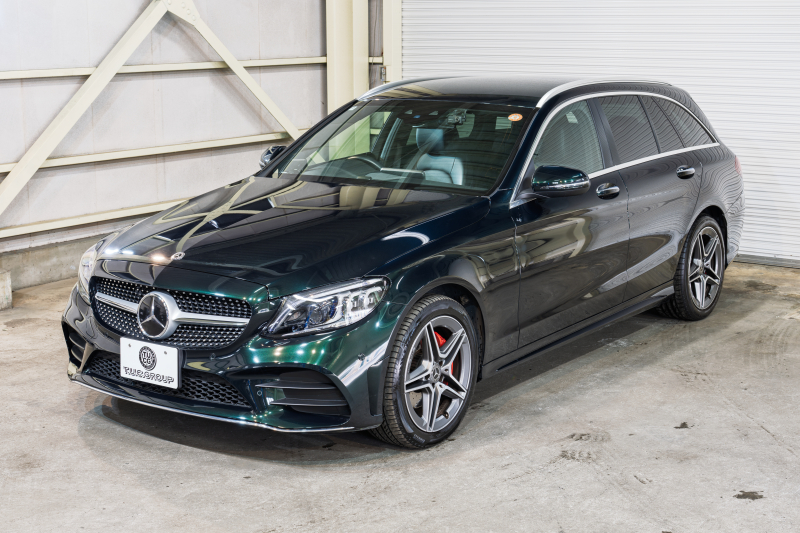 メルセデスベンツ Cクラス C220d ﾜｺﾞﾝ AVG AMGﾗｲﾝ ﾚｰﾀﾞｰSP　後期 黒革 ﾅﾋﾞTV Bｶﾒ AIRｻｽ LEDﾍｯﾄﾞﾗｲﾄ ACC BSM LCW　2年保証
