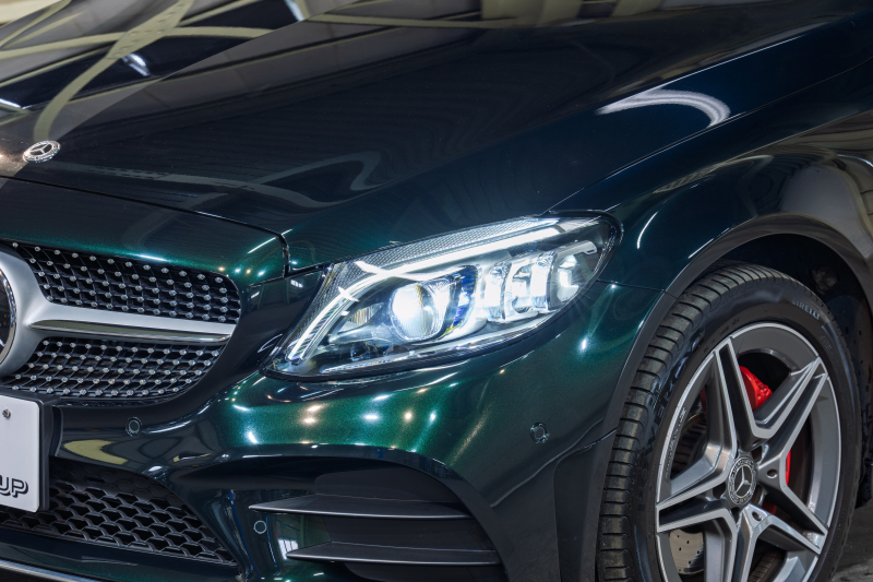 メルセデスベンツ Cクラス C220d ﾜｺﾞﾝ AVG AMGﾗｲﾝ ﾚｰﾀﾞｰSP　後期 黒革 ﾅﾋﾞTV Bｶﾒ AIRｻｽ LEDﾍｯﾄﾞﾗｲﾄ ACC BSM LCW　2年保証