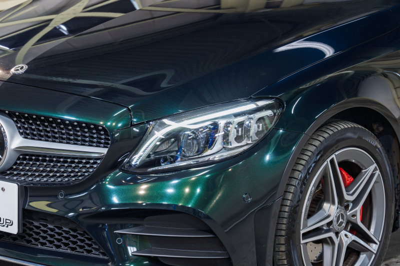 メルセデスベンツ Cクラス C220d ﾜｺﾞﾝ AVG AMGﾗｲﾝ ﾚｰﾀﾞｰSP　後期 黒革 ﾅﾋﾞTV Bｶﾒ AIRｻｽ LEDﾍｯﾄﾞﾗｲﾄ ACC BSM LCW　2年保証