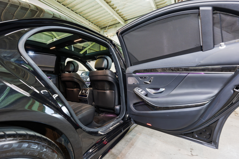 メルセデスベンツ Sクラス S550ﾛﾝｸﾞ ﾚｰﾀﾞｰｾｰﾌﾃｨPKG　黒革 ｼｰﾄﾋｰﾀｰ&ｸｰﾗｰ ﾗﾝﾊﾞｰ ﾊﾟﾉﾗﾏSR 純正ﾅﾋﾞ ﾌﾙｾｸﾞTV 360ｶﾒﾗ Burmester 自動ﾄﾗﾝｸ&ﾊﾝｽﾞﾌﾘｰA LEDﾗｲﾄ AMGｴｱﾛ&20ｲﾝﾁAW　2年保証