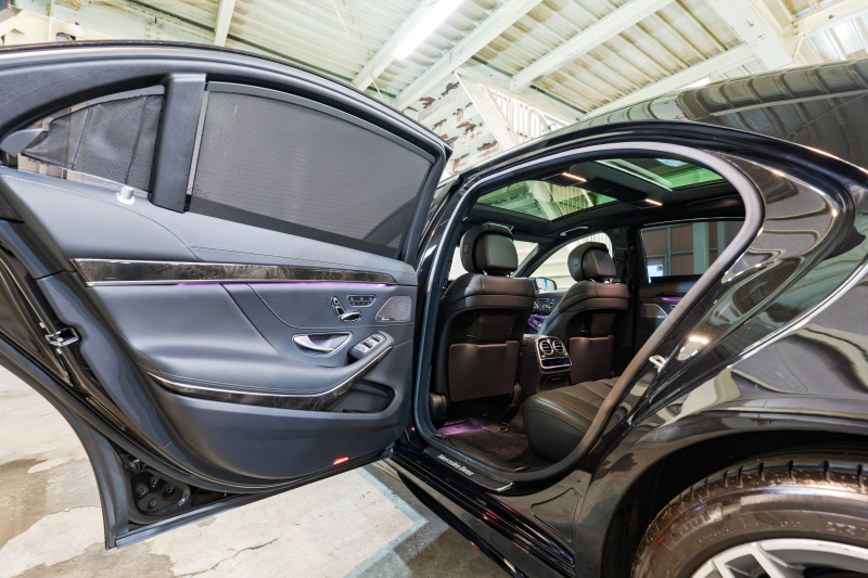 メルセデスベンツ Sクラス S550ﾛﾝｸﾞ ﾚｰﾀﾞｰｾｰﾌﾃｨPKG　黒革 ｼｰﾄﾋｰﾀｰ&ｸｰﾗｰ ﾗﾝﾊﾞｰ ﾊﾟﾉﾗﾏSR 純正ﾅﾋﾞ ﾌﾙｾｸﾞTV 360ｶﾒﾗ Burmester 自動ﾄﾗﾝｸ&ﾊﾝｽﾞﾌﾘｰA LEDﾗｲﾄ AMGｴｱﾛ&20ｲﾝﾁAW　2年保証