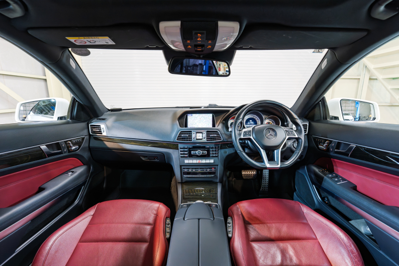 メルセデスベンツ Eクラス E250ｸｰﾍﾟ AMGｽﾎﾟｰﾂ&ﾚｰﾀﾞｰｾｰﾌﾃｨPKG　後期 Pｽﾀ 赤革 ﾊﾟﾉﾗﾏSR ﾅﾋﾞTV 360ｶﾒ LEDﾍｯﾄﾞﾗｲﾄ AMGｴｱﾛ&18AW ACC BSM LCW　2年保証