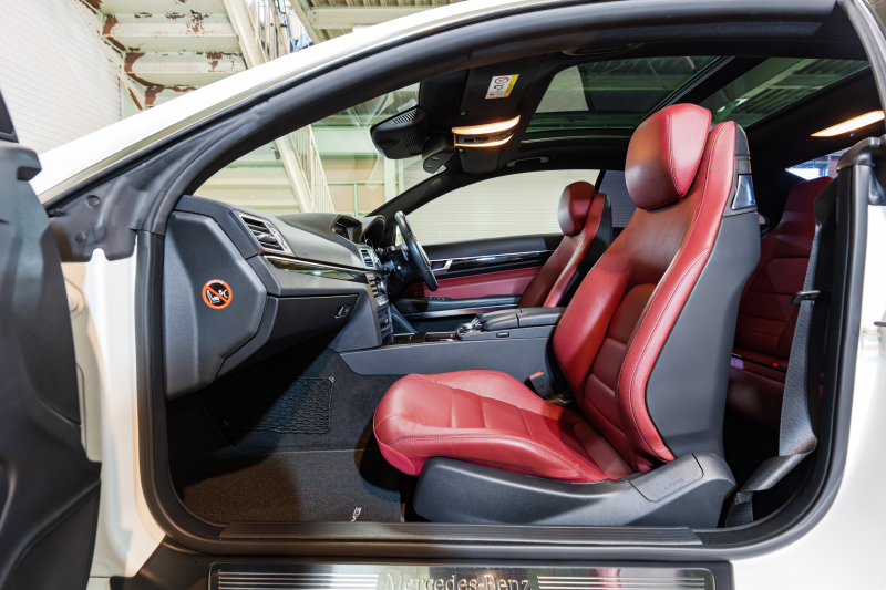メルセデスベンツ Eクラス E250ｸｰﾍﾟ AMGｽﾎﾟｰﾂ&ﾚｰﾀﾞｰｾｰﾌﾃｨPKG　後期 Pｽﾀ 赤革 ﾊﾟﾉﾗﾏSR ﾅﾋﾞTV 360ｶﾒ LEDﾍｯﾄﾞﾗｲﾄ AMGｴｱﾛ&18AW ACC BSM LCW　2年保証