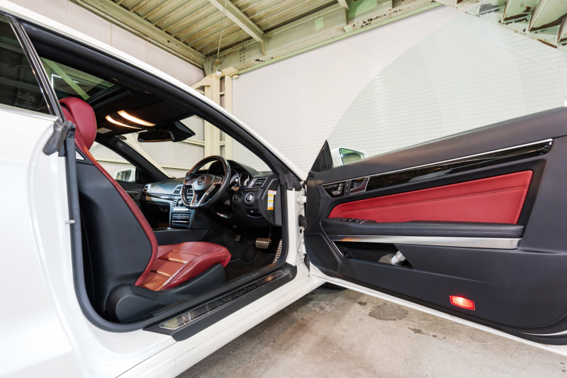 メルセデスベンツ Eクラス E250ｸｰﾍﾟ AMGｽﾎﾟｰﾂ&ﾚｰﾀﾞｰｾｰﾌﾃｨPKG　後期 Pｽﾀ 赤革 ﾊﾟﾉﾗﾏSR ﾅﾋﾞTV 360ｶﾒ LEDﾍｯﾄﾞﾗｲﾄ AMGｴｱﾛ&18AW ACC BSM LCW　2年保証