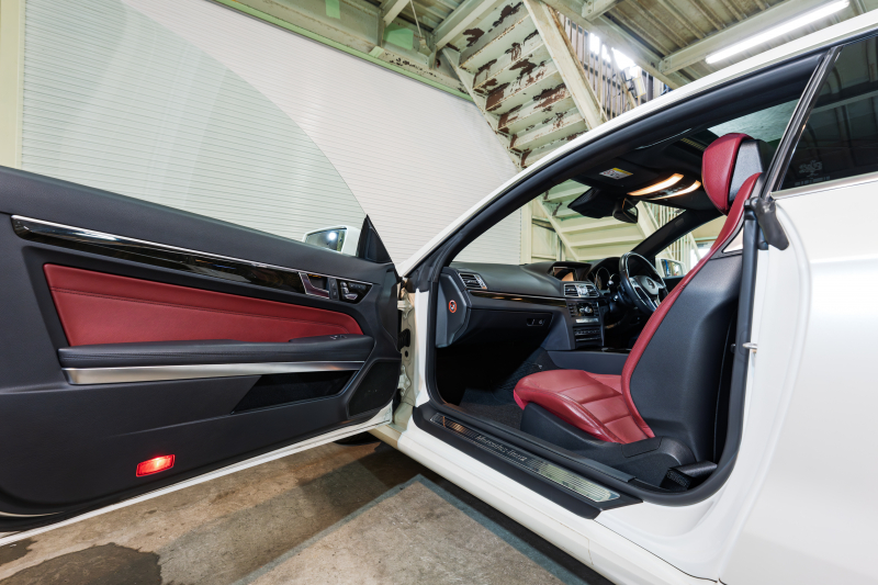 メルセデスベンツ Eクラス E250ｸｰﾍﾟ AMGｽﾎﾟｰﾂ&ﾚｰﾀﾞｰｾｰﾌﾃｨPKG　後期 Pｽﾀ 赤革 ﾊﾟﾉﾗﾏSR ﾅﾋﾞTV 360ｶﾒ LEDﾍｯﾄﾞﾗｲﾄ AMGｴｱﾛ&18AW ACC BSM LCW　2年保証