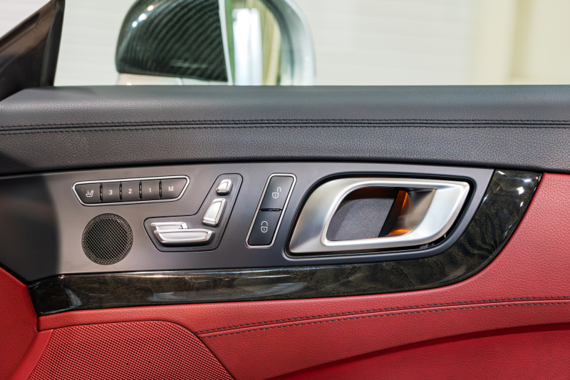 メルセデスベンツ SLクラス SL400 ﾚｰﾀﾞｰｾｰﾌﾃｨPKG　後期 赤革 ｼｰﾄﾋｰﾀｰ ﾍﾞﾝﾁﾚｰﾀｰ ｴｱｽｶｰﾌ 純正ﾅﾋﾞ ﾌﾙｾｸﾞTV ABCｻｽﾍﾟﾝｼｮﾝ 自動Rｹﾞｰﾄ LEDﾍｯﾄﾞﾗｲﾄ ACC AMGｴｱﾛ&BBS19ｲﾝﾁAW 　2年保証