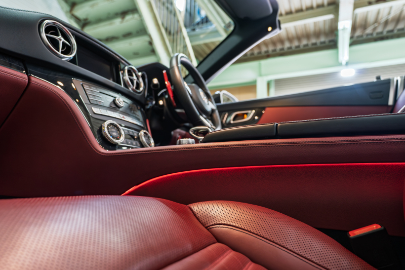 メルセデスベンツ SLクラス SL400 ﾚｰﾀﾞｰｾｰﾌﾃｨPKG　後期 赤革 ｼｰﾄﾋｰﾀｰ ﾍﾞﾝﾁﾚｰﾀｰ ｴｱｽｶｰﾌ 純正ﾅﾋﾞ ﾌﾙｾｸﾞTV ABCｻｽﾍﾟﾝｼｮﾝ 自動Rｹﾞｰﾄ LEDﾍｯﾄﾞﾗｲﾄ ACC AMGｴｱﾛ&BBS19ｲﾝﾁAW 　2年保証