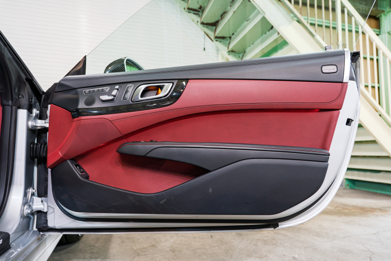 メルセデスベンツ SLクラス SL400 ﾚｰﾀﾞｰｾｰﾌﾃｨPKG　後期 赤革 ｼｰﾄﾋｰﾀｰ ﾍﾞﾝﾁﾚｰﾀｰ ｴｱｽｶｰﾌ 純正ﾅﾋﾞ ﾌﾙｾｸﾞTV ABCｻｽﾍﾟﾝｼｮﾝ 自動Rｹﾞｰﾄ LEDﾍｯﾄﾞﾗｲﾄ ACC AMGｴｱﾛ&BBS19ｲﾝﾁAW 　2年保証