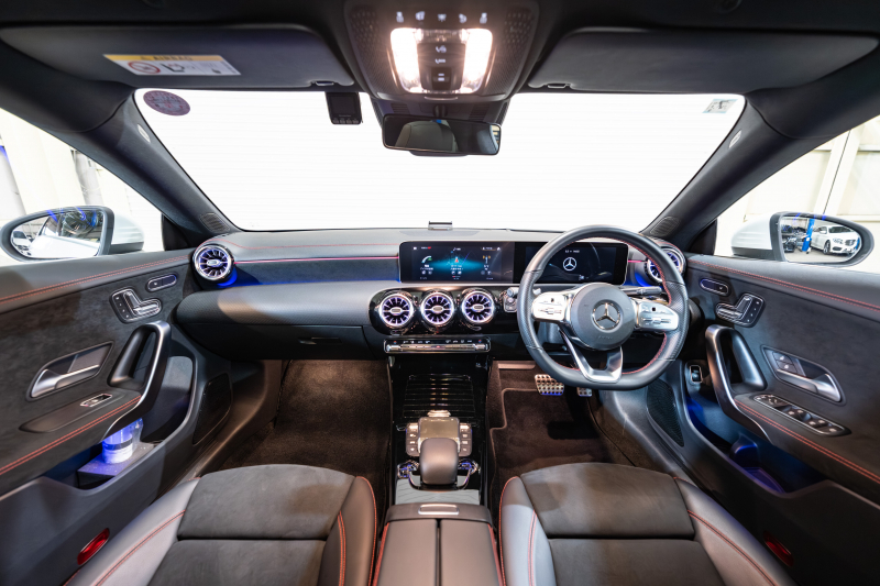 メルセデスベンツ CLAクラス CLA200d AMGﾗｲﾝ ｱﾄﾞﾊﾞﾝｽﾄﾞ&ﾅﾋﾞ& ﾚｰﾀﾞｰPKG　黒半革 ｼｰﾄﾋｰﾀｰ ﾊﾟﾉﾗﾏSR MBUXﾅﾋﾞ ﾌﾙｾｸﾞTV 360ｶﾒﾗ ﾍｯﾄﾞｱｯﾌﾟD ｱﾄﾞﾊﾞﾝｽﾄﾞｻｳﾝﾄﾞ ﾏﾙﾁﾋﾞｰﾑLED AMGｴｱﾛ&18ｲﾝﾁAW　2年保証