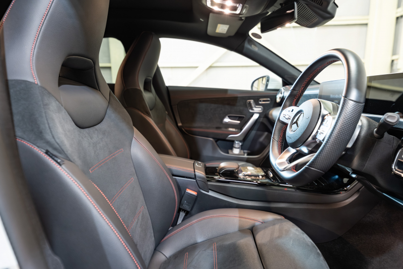 メルセデスベンツ CLAクラス CLA200d AMGﾗｲﾝ ｱﾄﾞﾊﾞﾝｽﾄﾞ&ﾅﾋﾞ& ﾚｰﾀﾞｰPKG　黒半革 ｼｰﾄﾋｰﾀｰ ﾊﾟﾉﾗﾏSR MBUXﾅﾋﾞ ﾌﾙｾｸﾞTV 360ｶﾒﾗ ﾍｯﾄﾞｱｯﾌﾟD ｱﾄﾞﾊﾞﾝｽﾄﾞｻｳﾝﾄﾞ ﾏﾙﾁﾋﾞｰﾑLED AMGｴｱﾛ&18ｲﾝﾁAW　2年保証