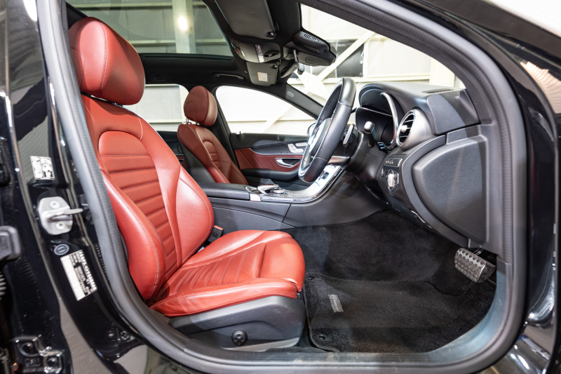 メルセデスベンツ Cクラス C200 ﾜｺﾞﾝ ﾚｻﾞｰEXC&ﾚｰﾀﾞｰｾｰﾌﾃｨPKG　後期 赤革 ｻﾝﾙｰﾌ ｼｰﾄﾋｰﾀｰ 純正ﾅﾋﾞ ﾌﾙｾｸﾞTV ﾌﾞﾙﾒｽﾀｰ CarPlay ﾍｯﾄﾞｱｯﾌﾟD Bｶﾒﾗ ﾏﾙﾁﾋﾞｰﾑLED  AMGｴｱﾛ&18ｲﾝﾁAW　2年保証