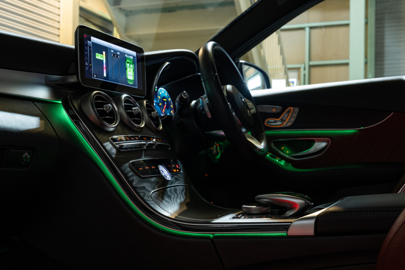 メルセデスベンツ Cクラス C200 ﾜｺﾞﾝ ﾚｻﾞｰEXC&ﾚｰﾀﾞｰｾｰﾌﾃｨPKG　後期 赤革 ｻﾝﾙｰﾌ ｼｰﾄﾋｰﾀｰ 純正ﾅﾋﾞ ﾌﾙｾｸﾞTV ﾌﾞﾙﾒｽﾀｰ CarPlay ﾍｯﾄﾞｱｯﾌﾟD Bｶﾒﾗ ﾏﾙﾁﾋﾞｰﾑLED  AMGｴｱﾛ&18ｲﾝﾁAW　2年保証