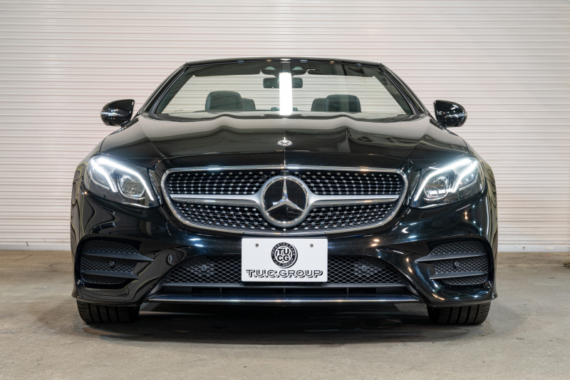 メルセデスベンツ Eクラス E200 ｶﾌﾞﾘｵﾚ ｽﾎﾟｰﾂ ﾚｰﾀﾞｰｾｰﾌﾃｨPKG 　赤幌 黒革 ｼｰﾄﾋｰﾀｰ 純正ﾅﾋﾞ ﾌﾙｾｸﾞTV CarPlay HUD ﾏﾙﾁﾋﾞｰﾑLED ﾌﾞﾙﾒｽﾀｰ ﾏﾙﾁｶﾗｰｱﾝﾋﾞｴﾝﾄﾗｲﾄ AMGｴｱﾛ&19ｲﾝﾁAW　2年保証