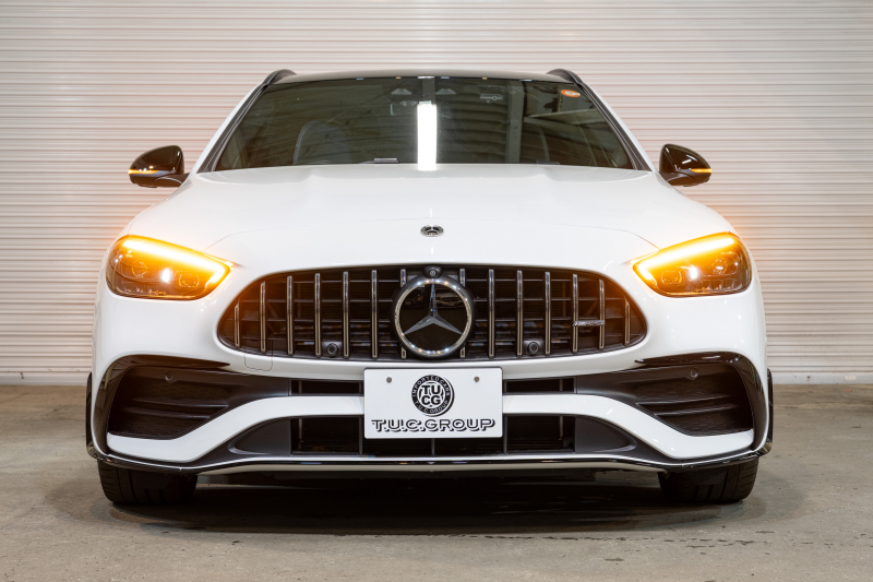 AMG Cクラス C43 4MATIC ｽﾃｰｼｮﾝﾜｺﾞﾝ ﾚｰﾀﾞｰSP BSG搭載　黒革 ﾊﾟﾉﾗﾏSR  MBUXﾅﾋﾞ ﾌﾞﾙﾒｽﾀｰ HUD 360ｶﾒﾗ 自動Rｹﾞｰﾄ AMGｻｽﾍﾟﾝｼｮﾝ AMGﾘｱﾙﾊﾟﾌｫｰﾏﾝｽｻｳﾝﾄﾞ AMGﾅｲﾄPKG AMGｴｱﾛ&19ｲﾝﾁAW　2年保証付