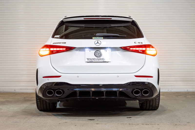 AMG Cクラス C43 4MATIC ｽﾃｰｼｮﾝﾜｺﾞﾝ ﾚｰﾀﾞｰSP BSG搭載　黒革 ﾊﾟﾉﾗﾏSR  MBUXﾅﾋﾞ ﾌﾞﾙﾒｽﾀｰ HUD 360ｶﾒﾗ 自動Rｹﾞｰﾄ AMGｻｽﾍﾟﾝｼｮﾝ AMGﾘｱﾙﾊﾟﾌｫｰﾏﾝｽｻｳﾝﾄﾞ AMGﾅｲﾄPKG AMGｴｱﾛ&19ｲﾝﾁAW　2年保証付