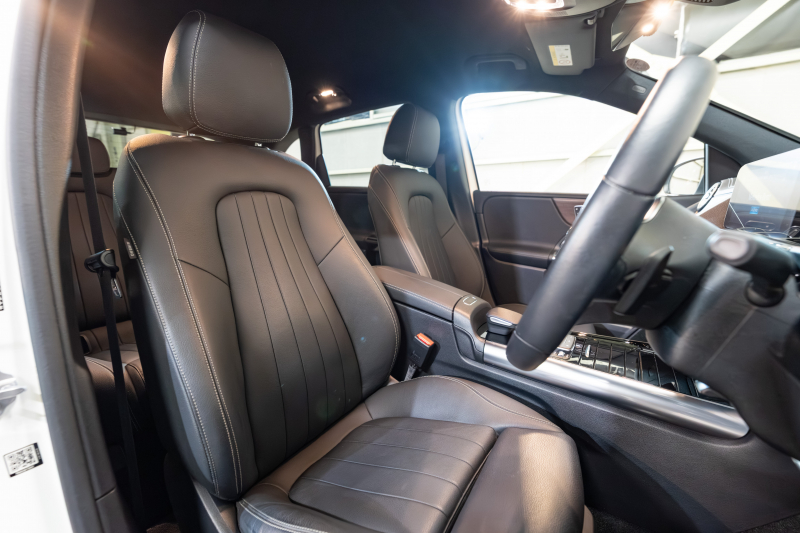 メルセデスベンツ Bクラス B200d ﾚｻﾞｰEXｸﾙｰｼﾌﾞ&ｱﾄﾞﾊﾞﾝｽﾄ&ﾅﾋﾞP RSP　ACC Pｽﾀ ECO 黒革 SR MBUXﾅﾋﾞ ﾌﾙｾｸﾞ Carplay 360 純正17ｲﾝﾁAW 自動Rｹﾞｰﾄ LED　2年保証付