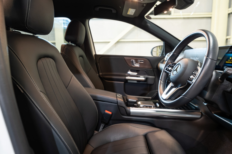 メルセデスベンツ Bクラス B200d ﾚｻﾞｰEXｸﾙｰｼﾌﾞ&ｱﾄﾞﾊﾞﾝｽﾄ&ﾅﾋﾞP RSP　ACC Pｽﾀ ECO 黒革 SR MBUXﾅﾋﾞ ﾌﾙｾｸﾞ Carplay 360 純正17ｲﾝﾁAW 自動Rｹﾞｰﾄ LED　2年保証付