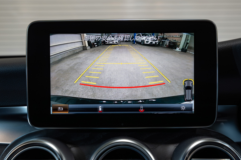 メルセデスベンツ Cクラス C220d ﾜｺﾞﾝ ﾛｰﾚｳｽED AMGﾗｲﾝ ﾚｰﾀﾞｰｾｰﾌﾃｨPKG　黒革 ｼｰﾄﾋｰﾀｰ 純正ﾅﾋﾞ ﾌﾙｾｸﾞTV BT Bｶﾒﾗ LEDﾍｯﾄﾞ ｴｱｻｽ 自動Rｹﾞｰﾄ AMGｴｱﾛ&18ｲﾝﾁAW　2年保証