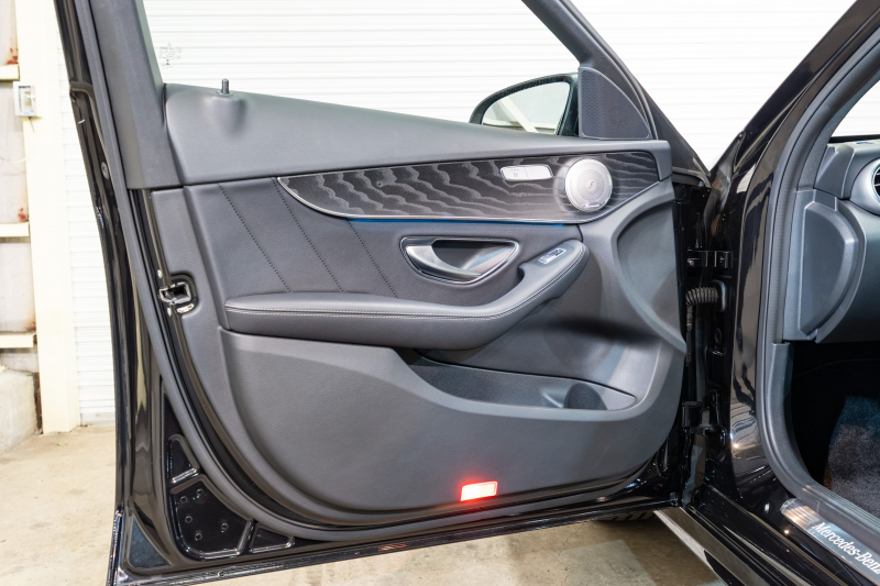 メルセデスベンツ Cクラス C220d ﾜｺﾞﾝ ﾛｰﾚｳｽED AMGﾗｲﾝ ﾚｰﾀﾞｰｾｰﾌﾃｨPKG　黒革 ｼｰﾄﾋｰﾀｰ 純正ﾅﾋﾞ ﾌﾙｾｸﾞTV BT Bｶﾒﾗ LEDﾍｯﾄﾞ ｴｱｻｽ 自動Rｹﾞｰﾄ AMGｴｱﾛ&18ｲﾝﾁAW　2年保証