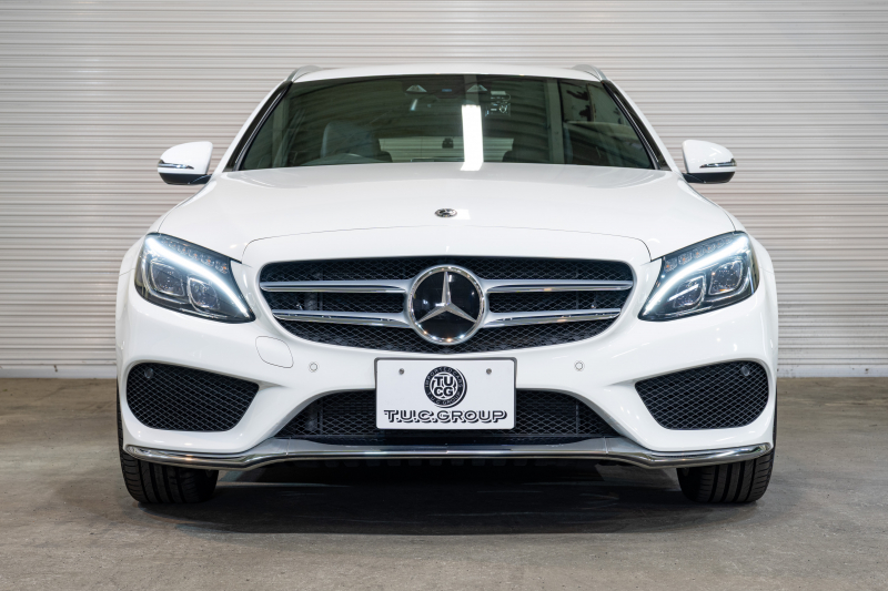 メルセデスベンツ Cクラス C200ﾜｺﾞﾝ ｽﾎﾟｰﾂ ﾚｰﾀﾞｰｾｰﾌﾃｨPKG　黒革 ｼｰﾄﾋｰﾀｰ HDDﾅﾋﾞ 純正ﾅﾋﾞ ﾌﾙｾｸﾞTV BT Bｶﾒﾗ LEDﾍｯﾄﾞ 自動Rｹﾞｰﾄ AMGｴｱﾛ&18ｲﾝﾁAW　2年保証付