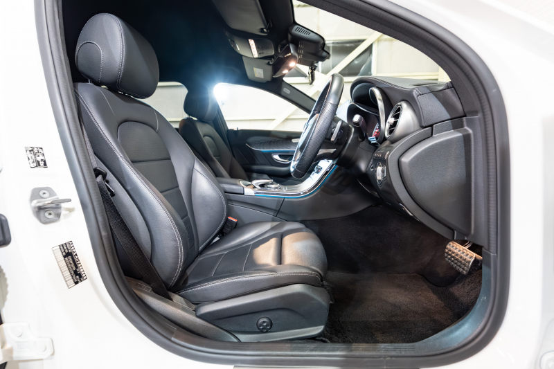 メルセデスベンツ Cクラス C200ﾜｺﾞﾝ ｽﾎﾟｰﾂ ﾚｰﾀﾞｰｾｰﾌﾃｨPKG　黒革 ｼｰﾄﾋｰﾀｰ HDDﾅﾋﾞ 純正ﾅﾋﾞ ﾌﾙｾｸﾞTV BT Bｶﾒﾗ LEDﾍｯﾄﾞ 自動Rｹﾞｰﾄ AMGｴｱﾛ&18ｲﾝﾁAW　2年保証付