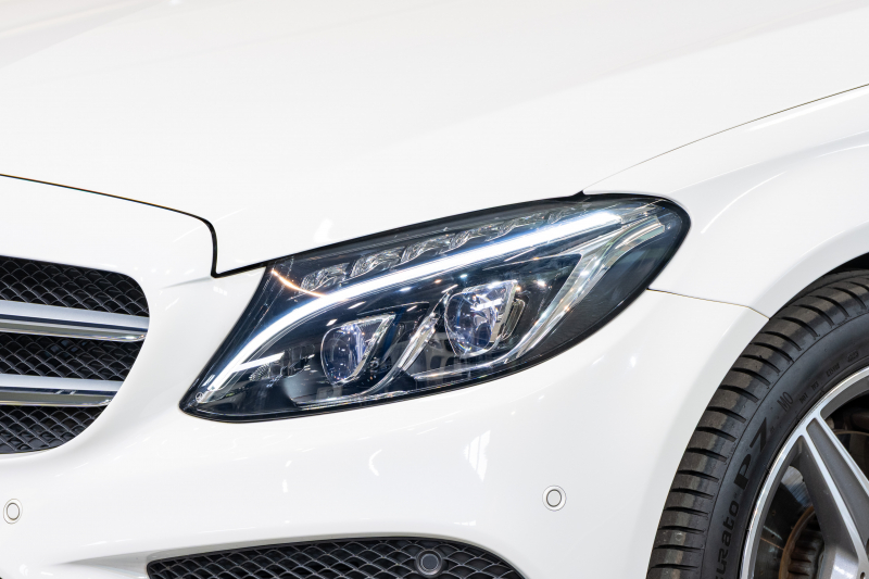 メルセデスベンツ Cクラス C200ﾜｺﾞﾝ ｽﾎﾟｰﾂ ﾚｰﾀﾞｰｾｰﾌﾃｨPKG　黒革 ｼｰﾄﾋｰﾀｰ HDDﾅﾋﾞ 純正ﾅﾋﾞ ﾌﾙｾｸﾞTV BT Bｶﾒﾗ LEDﾍｯﾄﾞ 自動Rｹﾞｰﾄ AMGｴｱﾛ&18ｲﾝﾁAW　2年保証付