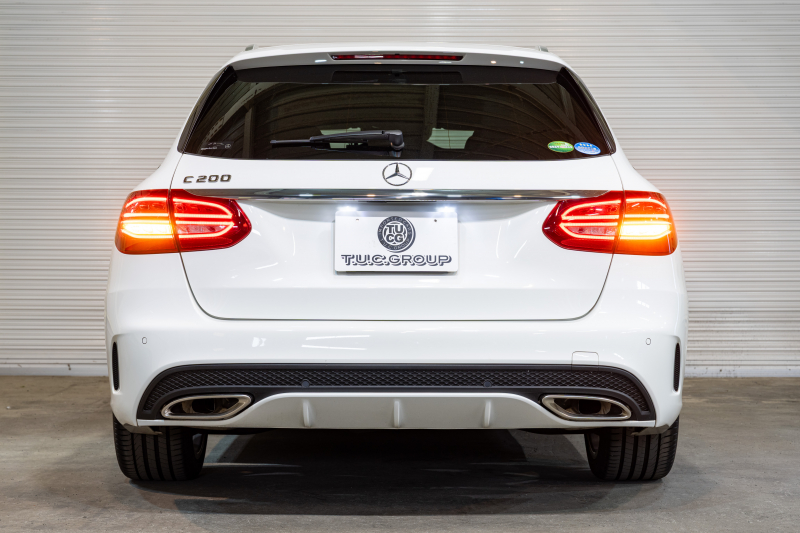 メルセデスベンツ Cクラス C200ﾜｺﾞﾝ ｽﾎﾟｰﾂ ﾚｰﾀﾞｰｾｰﾌﾃｨPKG　黒革 ｼｰﾄﾋｰﾀｰ HDDﾅﾋﾞ 純正ﾅﾋﾞ ﾌﾙｾｸﾞTV BT Bｶﾒﾗ LEDﾍｯﾄﾞ 自動Rｹﾞｰﾄ AMGｴｱﾛ&18ｲﾝﾁAW　2年保証付