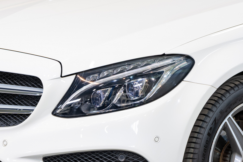 メルセデスベンツ Cクラス C200ﾜｺﾞﾝ ｽﾎﾟｰﾂ ﾚｰﾀﾞｰｾｰﾌﾃｨPKG　黒革 ｼｰﾄﾋｰﾀｰ HDDﾅﾋﾞ 純正ﾅﾋﾞ ﾌﾙｾｸﾞTV BT Bｶﾒﾗ LEDﾍｯﾄﾞ 自動Rｹﾞｰﾄ AMGｴｱﾛ&18ｲﾝﾁAW　2年保証付