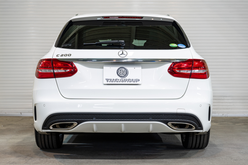 メルセデスベンツ Cクラス C200ﾜｺﾞﾝ ｽﾎﾟｰﾂ ﾚｰﾀﾞｰｾｰﾌﾃｨPKG　黒革 ｼｰﾄﾋｰﾀｰ HDDﾅﾋﾞ 純正ﾅﾋﾞ ﾌﾙｾｸﾞTV BT Bｶﾒﾗ LEDﾍｯﾄﾞ 自動Rｹﾞｰﾄ AMGｴｱﾛ&18ｲﾝﾁAW　2年保証付