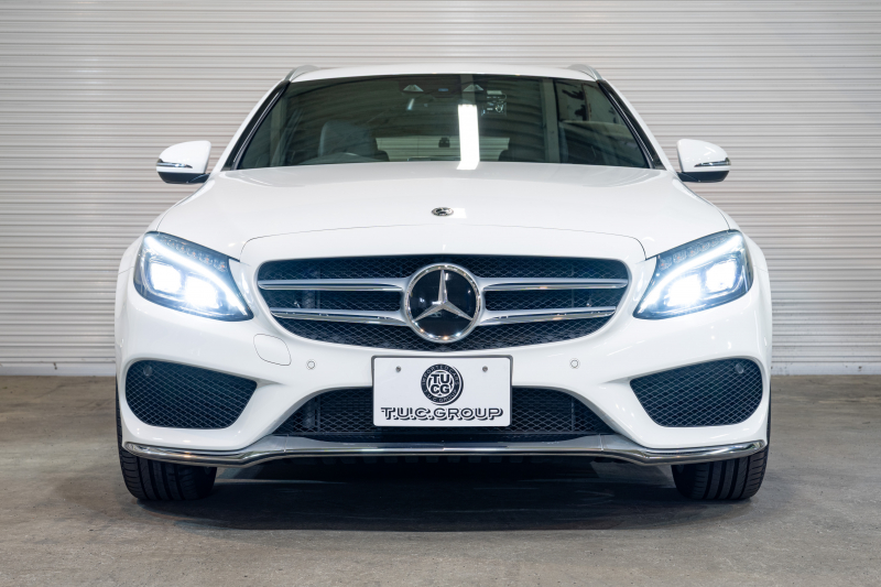 メルセデスベンツ Cクラス C200ﾜｺﾞﾝ ｽﾎﾟｰﾂ ﾚｰﾀﾞｰｾｰﾌﾃｨPKG　黒革 ｼｰﾄﾋｰﾀｰ HDDﾅﾋﾞ 純正ﾅﾋﾞ ﾌﾙｾｸﾞTV BT Bｶﾒﾗ LEDﾍｯﾄﾞ 自動Rｹﾞｰﾄ AMGｴｱﾛ&18ｲﾝﾁAW　2年保証付