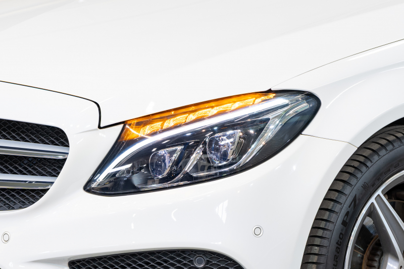 メルセデスベンツ Cクラス C200ﾜｺﾞﾝ ｽﾎﾟｰﾂ ﾚｰﾀﾞｰｾｰﾌﾃｨPKG　黒革 ｼｰﾄﾋｰﾀｰ HDDﾅﾋﾞ 純正ﾅﾋﾞ ﾌﾙｾｸﾞTV BT Bｶﾒﾗ LEDﾍｯﾄﾞ 自動Rｹﾞｰﾄ AMGｴｱﾛ&18ｲﾝﾁAW　2年保証付