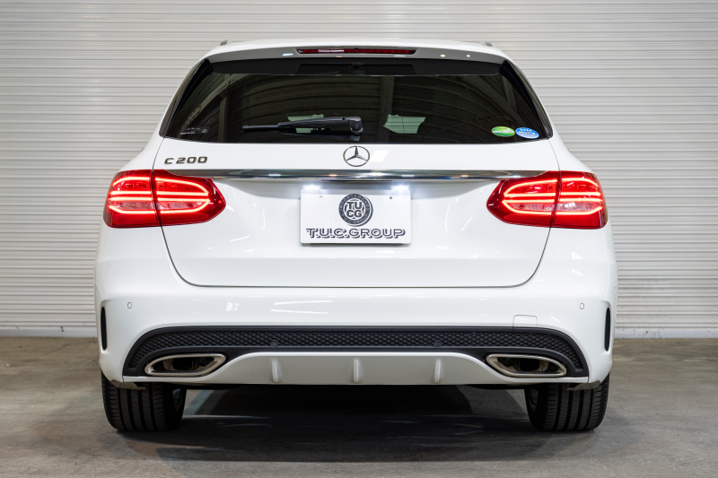 メルセデスベンツ Cクラス C200ﾜｺﾞﾝ ｽﾎﾟｰﾂ ﾚｰﾀﾞｰｾｰﾌﾃｨPKG　黒革 ｼｰﾄﾋｰﾀｰ HDDﾅﾋﾞ 純正ﾅﾋﾞ ﾌﾙｾｸﾞTV BT Bｶﾒﾗ LEDﾍｯﾄﾞ 自動Rｹﾞｰﾄ AMGｴｱﾛ&18ｲﾝﾁAW　2年保証付