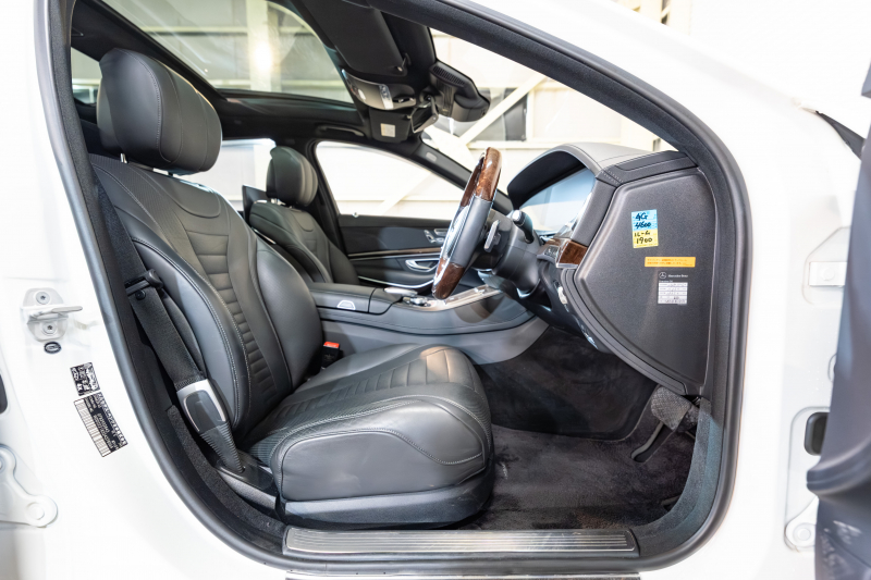 メルセデスベンツ Sクラス S560ﾛﾝｸﾞ ｼｮｰﾌｧｰPKG　後期 黒革 ﾊﾟﾉﾗﾏSR ﾅﾋﾞTV ｼｮｰﾌｧｰﾎﾟｼﾞｼｮﾝ ﾘｱｴﾝﾀｰ ｲｰｼﾞｰｸﾛｰｼﾞｬｰ 自動ﾄﾗﾝｸ ﾌｯﾄｵｰﾌﾟﾅｰ ｴｱﾊﾞﾗﾝｽP ﾏﾙﾁﾋﾞｰﾑLED　2年保証