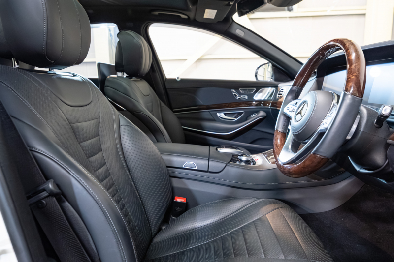 メルセデスベンツ Sクラス S560ﾛﾝｸﾞ ｼｮｰﾌｧｰPKG　後期 黒革 ﾊﾟﾉﾗﾏSR ﾅﾋﾞTV ｼｮｰﾌｧｰﾎﾟｼﾞｼｮﾝ ﾘｱｴﾝﾀｰ ｲｰｼﾞｰｸﾛｰｼﾞｬｰ 自動ﾄﾗﾝｸ ﾌｯﾄｵｰﾌﾟﾅｰ ｴｱﾊﾞﾗﾝｽP ﾏﾙﾁﾋﾞｰﾑLED　2年保証