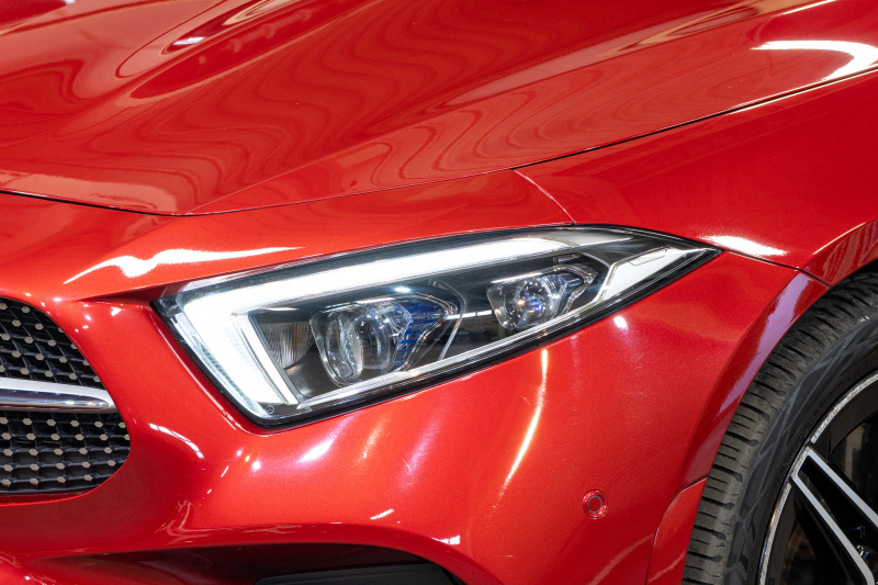 メルセデスベンツ CLS CLS450 4MATIC ｽﾎﾟｰﾂ ｴｸｽｸﾙｰｼﾌﾞ&ﾚｰﾀﾞｰｾｰﾌﾃｨPKG　ISG搭載 中期 ACC 黒赤ﾅｯﾊﾟ革 ﾋｰﾀｰ&ｸｰﾗｰ ﾀﾞｲﾅﾐｯｸｼｰﾄ SR 純正ﾅﾋﾞ ﾌﾙｾｸﾞTV CarPlay Buremester ﾘﾗｸｾﾞｰｼｮﾝ機能 AMGｴｱﾛ&19AW　2年保証付