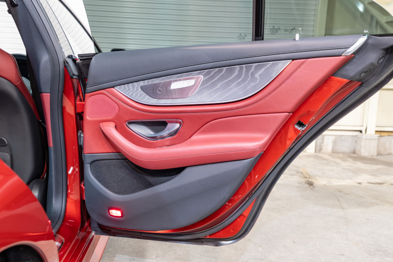 メルセデスベンツ CLS CLS450 4MATIC ｽﾎﾟｰﾂ ｴｸｽｸﾙｰｼﾌﾞ&ﾚｰﾀﾞｰｾｰﾌﾃｨPKG　ISG搭載 中期 ACC 黒赤ﾅｯﾊﾟ革 ﾋｰﾀｰ&ｸｰﾗｰ ﾀﾞｲﾅﾐｯｸｼｰﾄ SR 純正ﾅﾋﾞ ﾌﾙｾｸﾞTV CarPlay Buremester ﾘﾗｸｾﾞｰｼｮﾝ機能 AMGｴｱﾛ&19AW　2年保証付