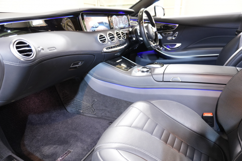 メルセデスベンツ Sクラス S550 ｸｰﾍﾟ AMGﾗｲﾝ ﾚｰﾀﾞｰｾｰﾌﾃｨPKG　黒革 ﾋｰﾀｰ&ｸｰﾗｰ ﾏｯｻｰｼﾞ機能 ﾀﾞｲﾅﾐｯｸｼｰﾄ MBC ﾊﾟﾉﾗﾐｯｸﾙｰﾌ ﾅﾋﾞTV 360ｶﾒﾗ HUD Burmester LEDﾍｯﾄﾞﾗｲﾄ ｲｰｼﾞｰﾄﾞｱｸﾛｰｻﾞｰ AMGｴｱﾛ&20AW　2年保証