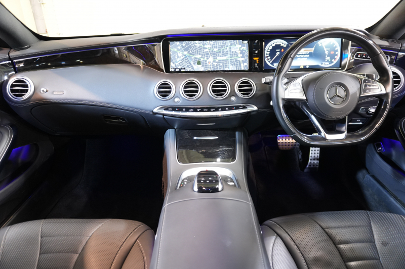 メルセデスベンツ Sクラス S550 ｸｰﾍﾟ AMGﾗｲﾝ ﾚｰﾀﾞｰｾｰﾌﾃｨPKG　黒革 ﾋｰﾀｰ&ｸｰﾗｰ ﾏｯｻｰｼﾞ機能 ﾀﾞｲﾅﾐｯｸｼｰﾄ MBC ﾊﾟﾉﾗﾐｯｸﾙｰﾌ ﾅﾋﾞTV 360ｶﾒﾗ HUD Burmester LEDﾍｯﾄﾞﾗｲﾄ ｲｰｼﾞｰﾄﾞｱｸﾛｰｻﾞｰ AMGｴｱﾛ&20AW　2年保証