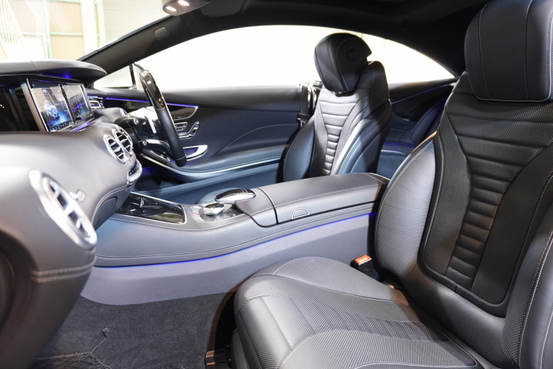 メルセデスベンツ Sクラス S550 ｸｰﾍﾟ AMGﾗｲﾝ ﾚｰﾀﾞｰｾｰﾌﾃｨPKG　黒革 ﾋｰﾀｰ&ｸｰﾗｰ ﾏｯｻｰｼﾞ機能 ﾀﾞｲﾅﾐｯｸｼｰﾄ MBC ﾊﾟﾉﾗﾐｯｸﾙｰﾌ ﾅﾋﾞTV 360ｶﾒﾗ HUD Burmester LEDﾍｯﾄﾞﾗｲﾄ ｲｰｼﾞｰﾄﾞｱｸﾛｰｻﾞｰ AMGｴｱﾛ&20AW　2年保証
