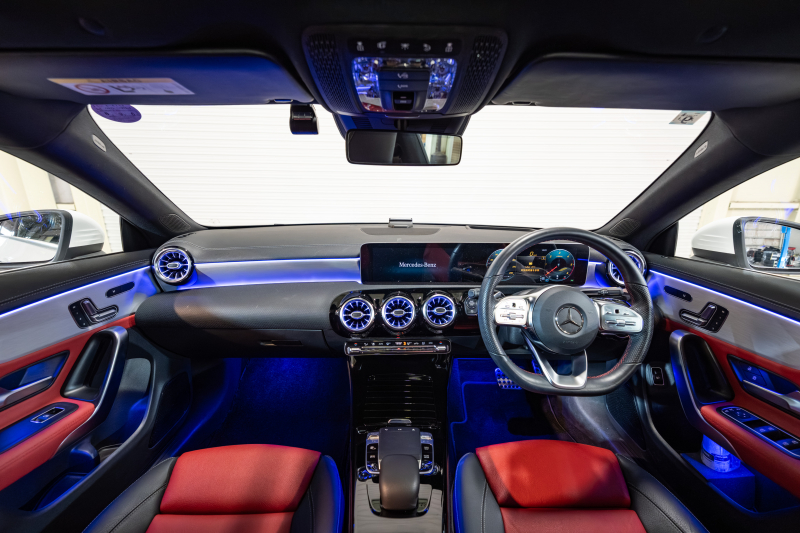 メルセデスベンツ CLAクラス CLA200d AMGﾗｲﾝ ﾚｻﾞｰ&ｱﾄﾞﾊﾞﾝｽﾄﾞ&ﾅﾋﾞ& ﾚｰﾀﾞｰPKG　1ｵｰﾅｰ 黒赤革 ｼｰﾄﾋｰﾀｰ ﾊﾟﾉﾗﾏSR MBUXﾅﾋﾞ ﾌﾙｾｸﾞTV 360ｶﾒﾗ ﾍｯﾄﾞｱｯﾌﾟD ｱﾄﾞﾊﾞﾝｽﾄﾞｻｳﾝﾄﾞ ﾏﾙﾁﾋﾞｰﾑLED AMGｴｱﾛ&18ｲﾝﾁAW　2年保証