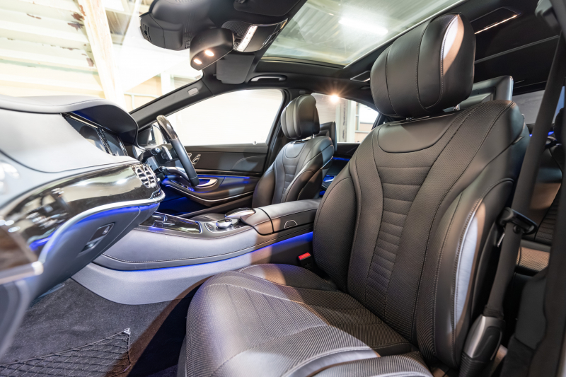 メルセデスベンツ Sクラス S550ﾛﾝｸﾞ AMGﾗｲﾝ ｼｮｰﾌｧｰ&ﾚｰﾀﾞｰｾｰﾌﾃｨPKG　中期 黒革 ｼｰﾄﾋｰﾀｰ&ｸｰﾗｰ ﾊﾟﾉﾗﾏSR 純正ﾅﾋﾞ ﾌﾙｾｸﾞTV ﾘｱｴﾝﾀｰ 360ｶﾒﾗ Burmester 自動ﾄﾗﾝｸ&ﾊﾝｽﾞﾌﾘｰA LEDﾗｲﾄ AMGｴｱﾛ&19ｲﾝﾁAW　2年保証