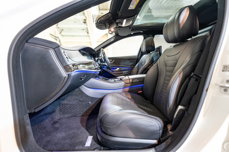 メルセデスベンツ Sクラス S550ﾛﾝｸﾞ AMGﾗｲﾝ ｼｮｰﾌｧｰ&ﾚｰﾀﾞｰｾｰﾌﾃｨPKG　中期 黒革 ｼｰﾄﾋｰﾀｰ&ｸｰﾗｰ ﾊﾟﾉﾗﾏSR 純正ﾅﾋﾞ ﾌﾙｾｸﾞTV ﾘｱｴﾝﾀｰ 360ｶﾒﾗ Burmester 自動ﾄﾗﾝｸ&ﾊﾝｽﾞﾌﾘｰA LEDﾗｲﾄ AMGｴｱﾛ&19ｲﾝﾁAW　2年保証