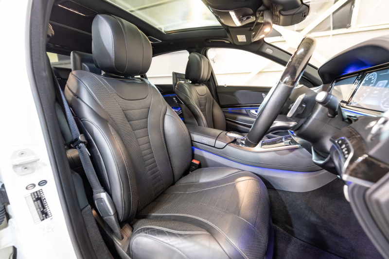 メルセデスベンツ Sクラス S550ﾛﾝｸﾞ AMGﾗｲﾝ ｼｮｰﾌｧｰ&ﾚｰﾀﾞｰｾｰﾌﾃｨPKG　中期 黒革 ｼｰﾄﾋｰﾀｰ&ｸｰﾗｰ ﾊﾟﾉﾗﾏSR 純正ﾅﾋﾞ ﾌﾙｾｸﾞTV ﾘｱｴﾝﾀｰ 360ｶﾒﾗ Burmester 自動ﾄﾗﾝｸ&ﾊﾝｽﾞﾌﾘｰA LEDﾗｲﾄ AMGｴｱﾛ&19ｲﾝﾁAW　2年保証