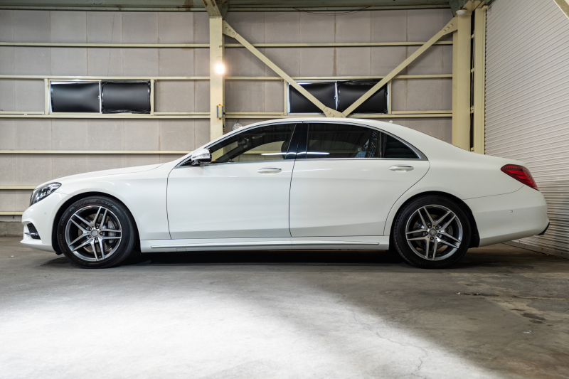 メルセデスベンツ Sクラス S550ﾛﾝｸﾞ AMGﾗｲﾝ ｼｮｰﾌｧｰ&ﾚｰﾀﾞｰｾｰﾌﾃｨPKG　中期 黒革 ｼｰﾄﾋｰﾀｰ&ｸｰﾗｰ ﾊﾟﾉﾗﾏSR 純正ﾅﾋﾞ ﾌﾙｾｸﾞTV ﾘｱｴﾝﾀｰ 360ｶﾒﾗ Burmester 自動ﾄﾗﾝｸ&ﾊﾝｽﾞﾌﾘｰA LEDﾗｲﾄ AMGｴｱﾛ&19ｲﾝﾁAW　2年保証