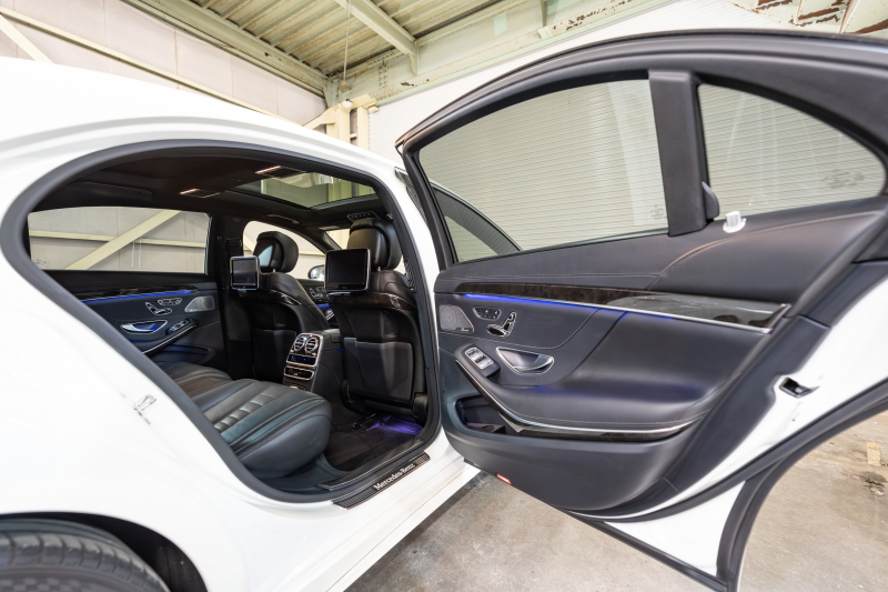 メルセデスベンツ Sクラス S550ﾛﾝｸﾞ AMGﾗｲﾝ ｼｮｰﾌｧｰ&ﾚｰﾀﾞｰｾｰﾌﾃｨPKG　中期 黒革 ｼｰﾄﾋｰﾀｰ&ｸｰﾗｰ ﾊﾟﾉﾗﾏSR 純正ﾅﾋﾞ ﾌﾙｾｸﾞTV ﾘｱｴﾝﾀｰ 360ｶﾒﾗ Burmester 自動ﾄﾗﾝｸ&ﾊﾝｽﾞﾌﾘｰA LEDﾗｲﾄ AMGｴｱﾛ&19ｲﾝﾁAW　2年保証