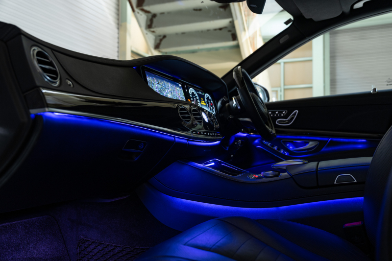 メルセデスベンツ Sクラス S550ﾛﾝｸﾞ AMGﾗｲﾝ ｼｮｰﾌｧｰ&ﾚｰﾀﾞｰｾｰﾌﾃｨPKG　中期 黒革 ｼｰﾄﾋｰﾀｰ&ｸｰﾗｰ ﾊﾟﾉﾗﾏSR 純正ﾅﾋﾞ ﾌﾙｾｸﾞTV ﾘｱｴﾝﾀｰ 360ｶﾒﾗ Burmester 自動ﾄﾗﾝｸ&ﾊﾝｽﾞﾌﾘｰA LEDﾗｲﾄ AMGｴｱﾛ&19ｲﾝﾁAW　2年保証