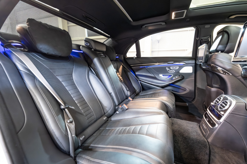 メルセデスベンツ Sクラス S550ﾛﾝｸﾞ AMGﾗｲﾝ ｼｮｰﾌｧｰ&ﾚｰﾀﾞｰｾｰﾌﾃｨPKG　中期 黒革 ｼｰﾄﾋｰﾀｰ&ｸｰﾗｰ ﾊﾟﾉﾗﾏSR 純正ﾅﾋﾞ ﾌﾙｾｸﾞTV ﾘｱｴﾝﾀｰ 360ｶﾒﾗ Burmester 自動ﾄﾗﾝｸ&ﾊﾝｽﾞﾌﾘｰA LEDﾗｲﾄ AMGｴｱﾛ&19ｲﾝﾁAW　2年保証
