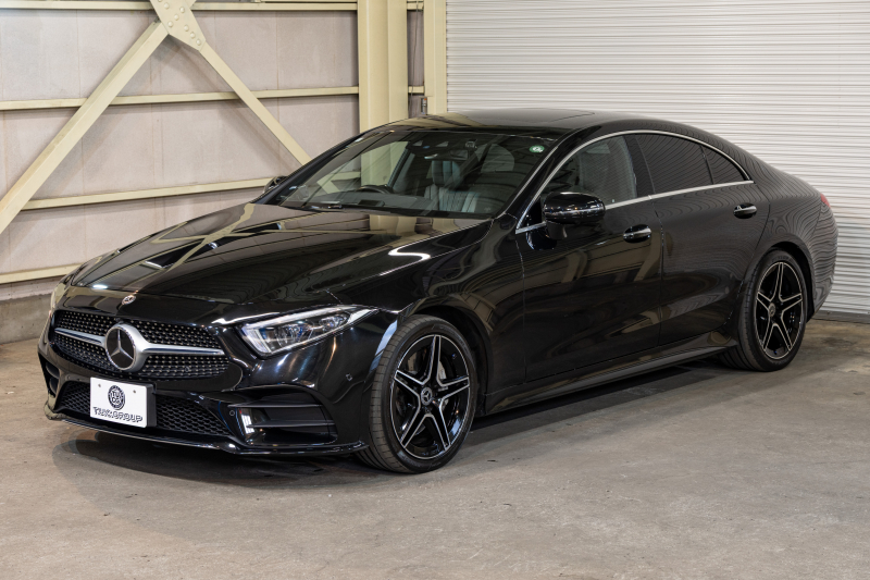 メルセデスベンツ CLS CLS450 4MATIC ｽﾎﾟｰﾂ ｴｸｽｸﾙｰｼﾌﾞ&ﾚｰﾀﾞｰｾｰﾌﾃｨPKG　ISG搭載 ACC 黒ﾅｯﾊﾟ革 ﾋｰﾀｰ&ｸｰﾗｰ ﾀﾞｲﾅﾐｯｸｼｰﾄ SR 純正ﾅﾋﾞ ﾌﾙｾｸﾞTV CarPlay Buremester ﾘﾗｸｾﾞｰｼｮﾝ機能 AMGｴｱﾛ&19AW　2年保証付
