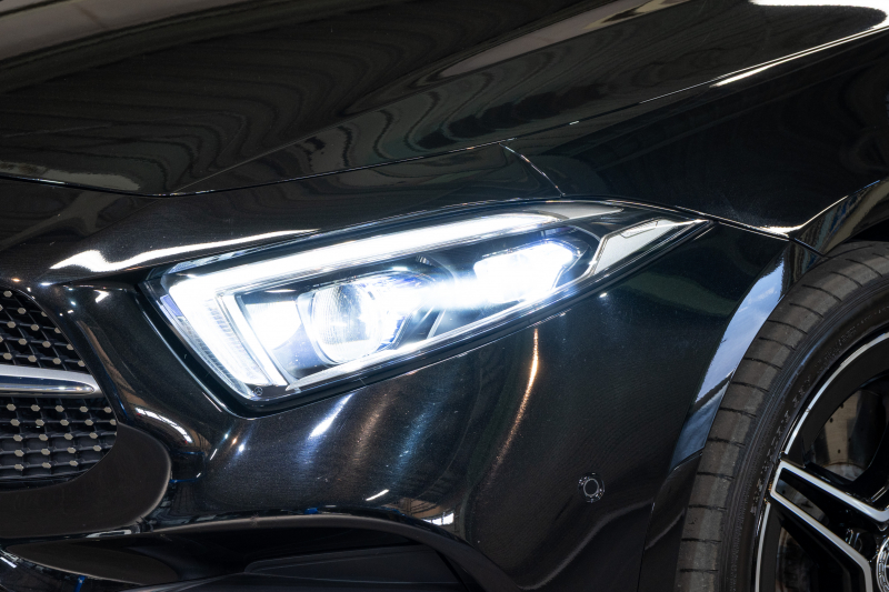 メルセデスベンツ CLS CLS450 4MATIC ｽﾎﾟｰﾂ ｴｸｽｸﾙｰｼﾌﾞ&ﾚｰﾀﾞｰｾｰﾌﾃｨPKG　ISG搭載 ACC 黒ﾅｯﾊﾟ革 ﾋｰﾀｰ&ｸｰﾗｰ ﾀﾞｲﾅﾐｯｸｼｰﾄ SR 純正ﾅﾋﾞ ﾌﾙｾｸﾞTV CarPlay Buremester ﾘﾗｸｾﾞｰｼｮﾝ機能 AMGｴｱﾛ&19AW　2年保証付